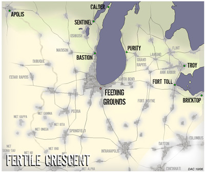 Map and Gazetteer of the Fertile Crescent region; 15 Adventure Hooks 